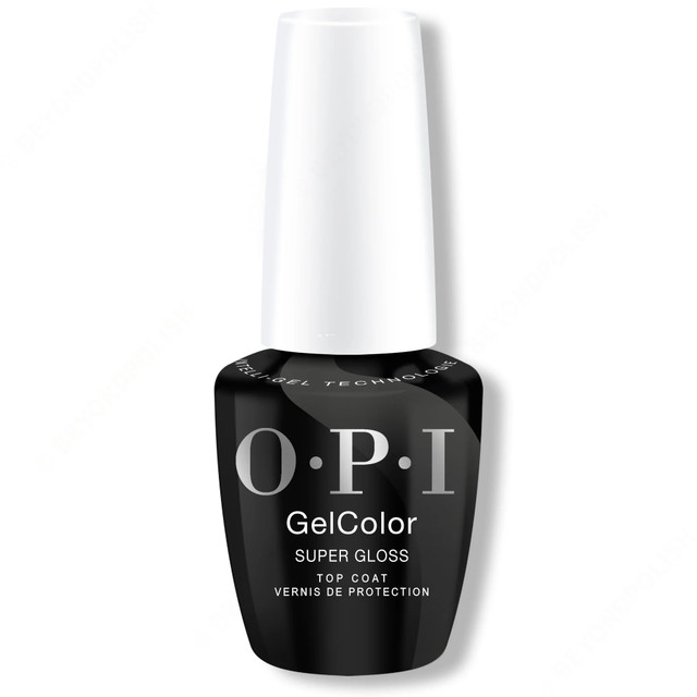 OPI GelColor Intelli-Gel Super Gloss, Gel Polish Top Coat, 15 mL - GC003