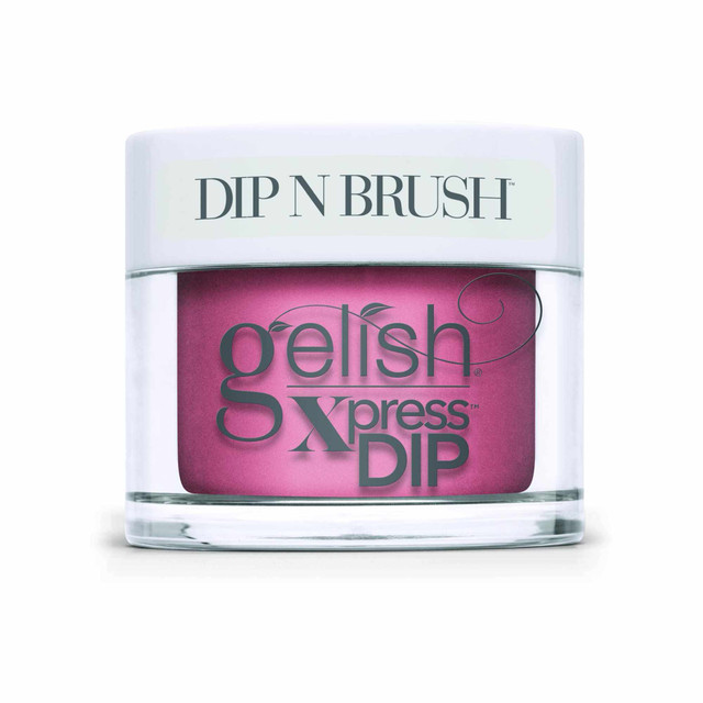 Gelish Xpress Dip n Brush "Brights Have More Fun" - Dark Pink Neon Creme- 43g | 1.5 oz - 1620915