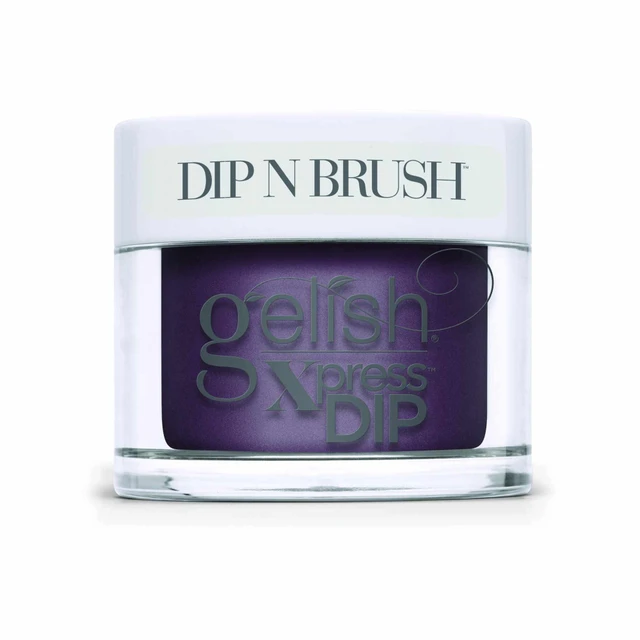 Gelish Xpress Dip n Brush "Plum And Done" - Plum Creme- 43g | 1.5 oz - 1620866