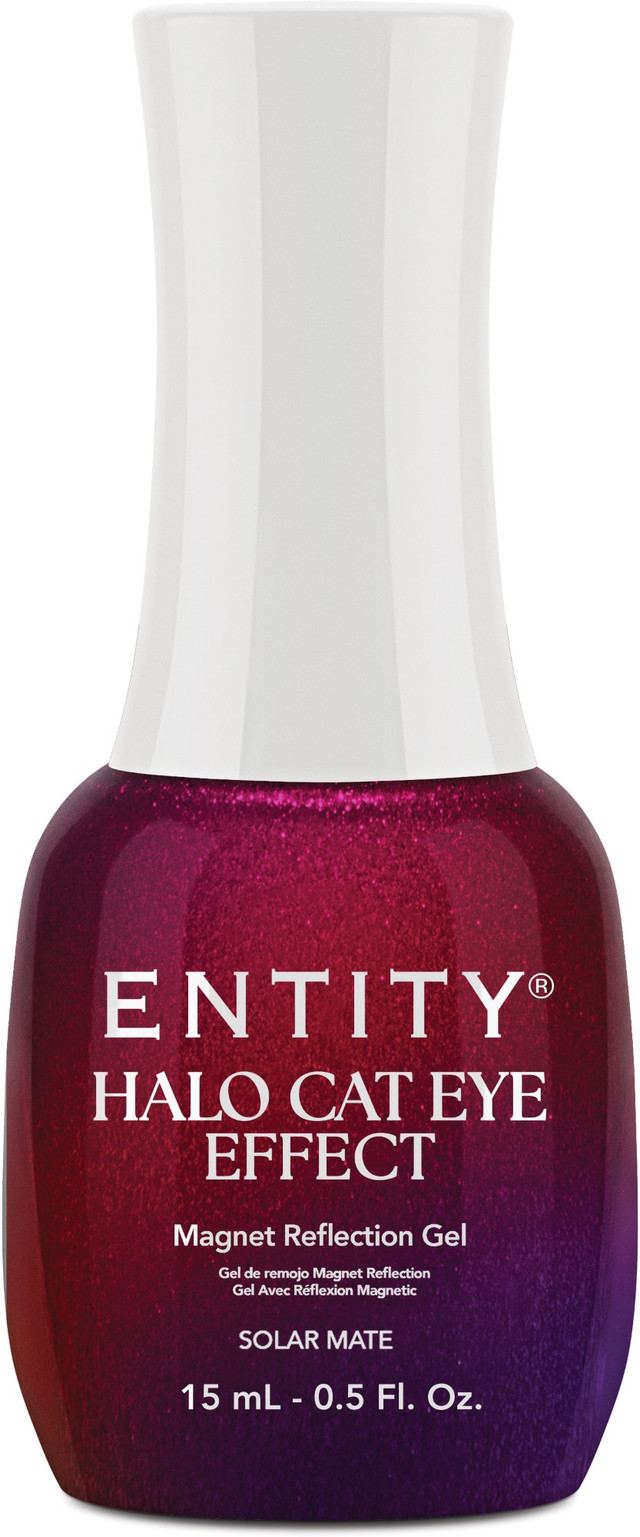 Entity One Color Couture Gel Polish "Solar Mate", Magenta to Pink Two-Tone, 15mL | .5 oz - Halo Cat-Eye Effect