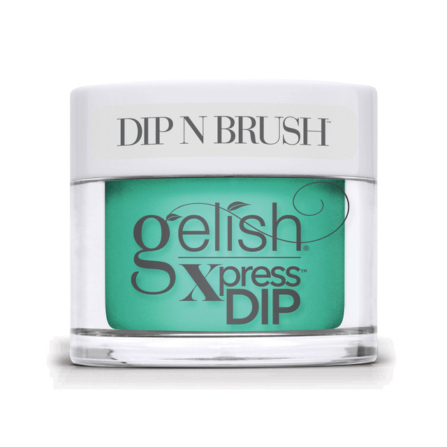 Gelish Xpress Dip "Unwind With Me", Aquamarine Creme, 43g | 1.5 oz - Let's Roll Collection