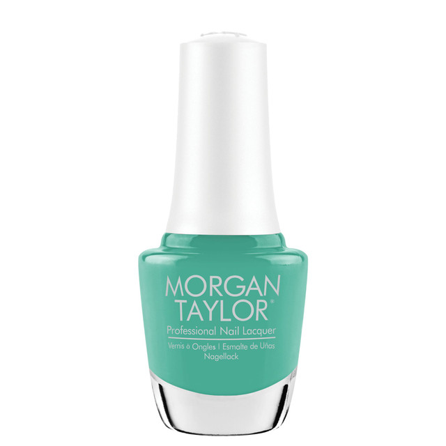 Morgan Taylor Nail Lacquer "Unwind With Me", Aquamarine Cream, 15mL |.5 fl oz - Let's Roll Collection