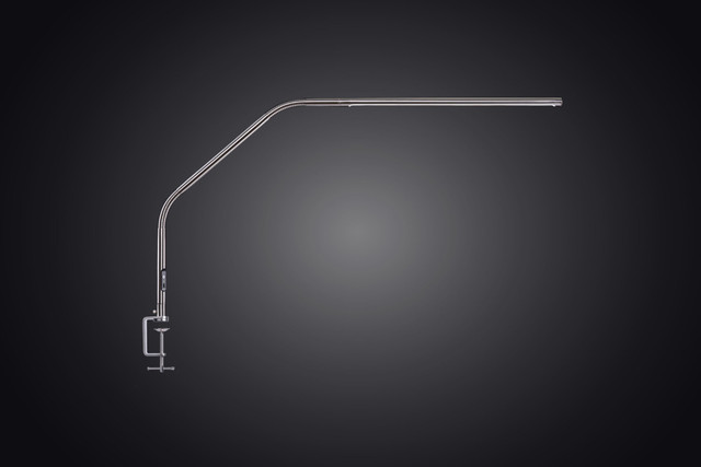 Daylight Company Slimline 4 LED Table Lamp, Brushed Steel - U35109