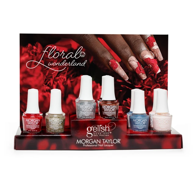 Gelish & Morgan Taylor "Floral Wonderland" Winter Collection, 12 ct. Mixed Display - Includes Gel Polish & Lacquers