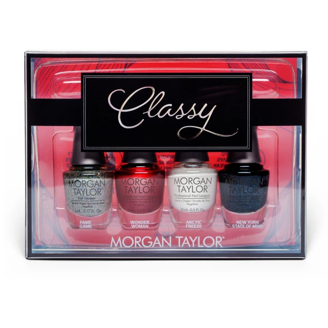 Morgan Taylor "Floral Wonderland" Winter 2025 Mini 4pk - Includes 1 of Each Nail Lacquer