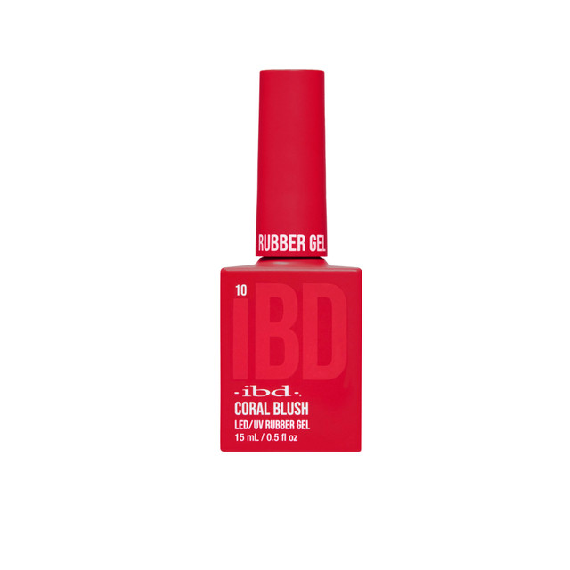 IBD Rubber Gel, Coral Blush, .5 fl. Oz.