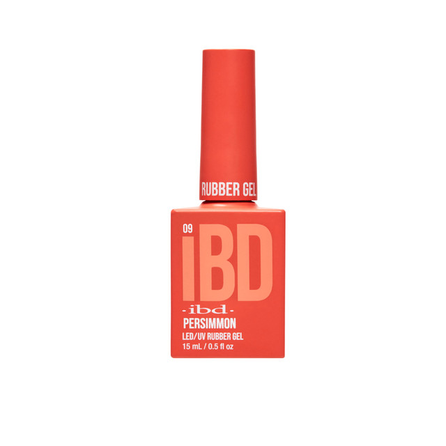 IBD Rubber Gel, Persimmon, .5 fl. Oz.