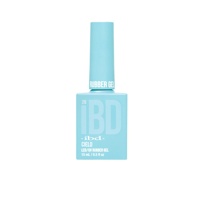 IBD Rubber Gel, Cielo, .5 fl. Oz.