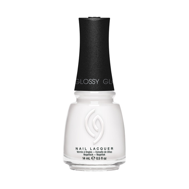 China Glaze "White On White" Nail Lacquer, 0.5 Oz - 43057