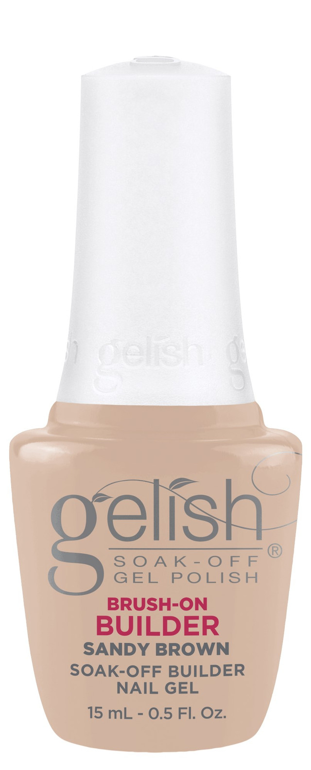 Gelish Sandy Brown Brush-On Builder Gel, 15 mL | .5 fl. Oz.