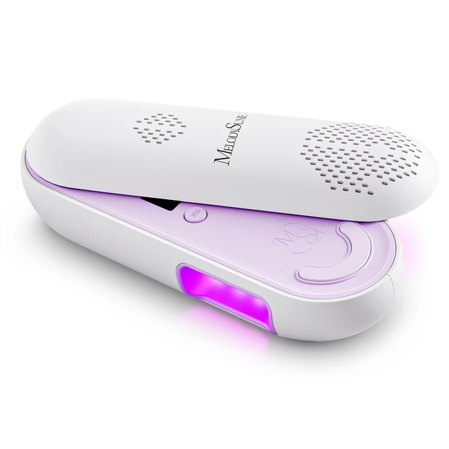MelodySusie P-Plus20F Innovative UV Protection Rechargeable UV/LED Nail Lamp - Purple