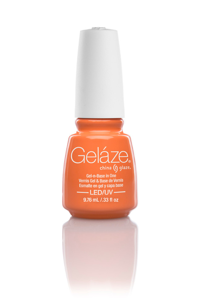 Gelaze by China Glaze "Peachy Keen" Gel-N-Base, .33 fl. Oz.