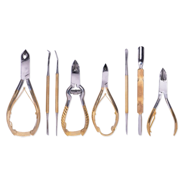 Satin Edge 8 pc. Manicure/Pedicure Set, Stainless Steel Gold-toned