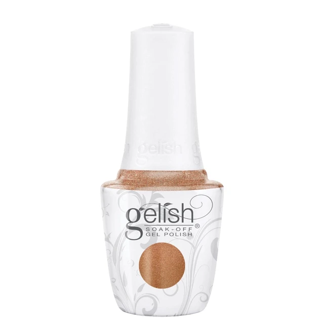 Gelish "Solstice Sister" Soak-Off Gel Polish, Rusted Amber Shimmer - 15 mL | .5 fl oz
