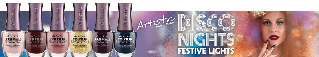 Artistic Nail Design - Disco Nights, Festive Lights