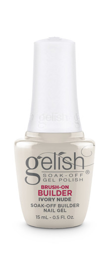 Gelish Ivory Nude Brush-On Builder Gel, 15mL | .5fl. Oz. - Nail