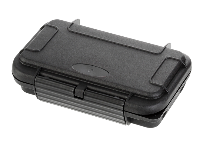 MAX001 Waterproof Small Black Case with Custom Foam Closed