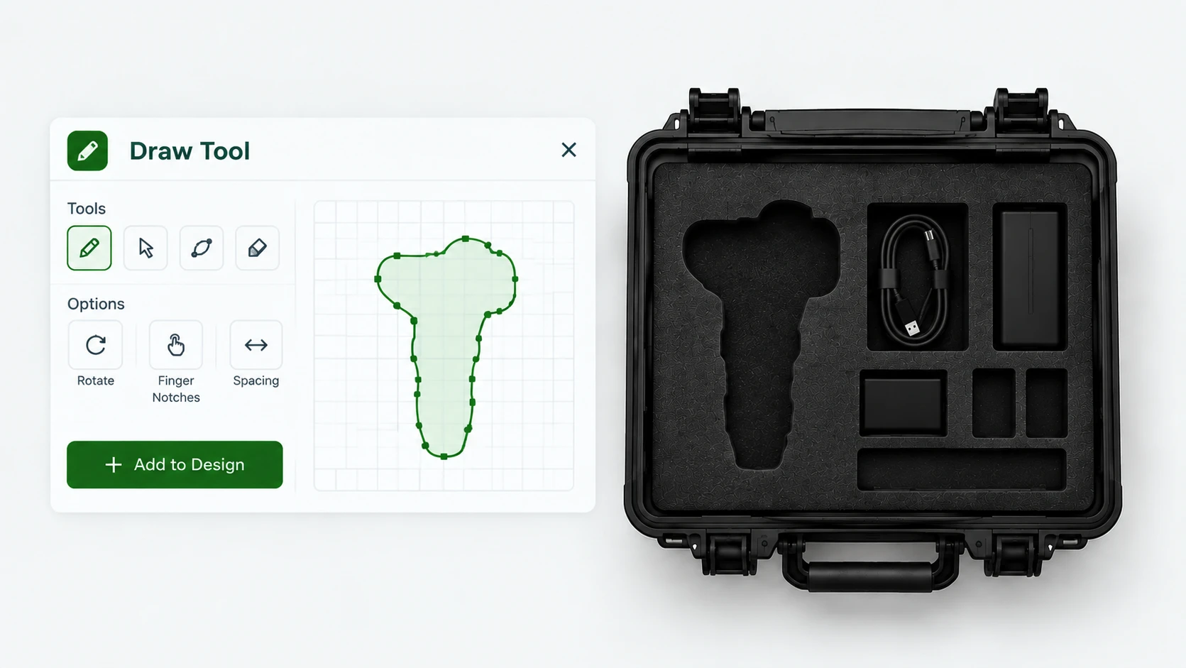 Draw tool in MyCaseBuilder