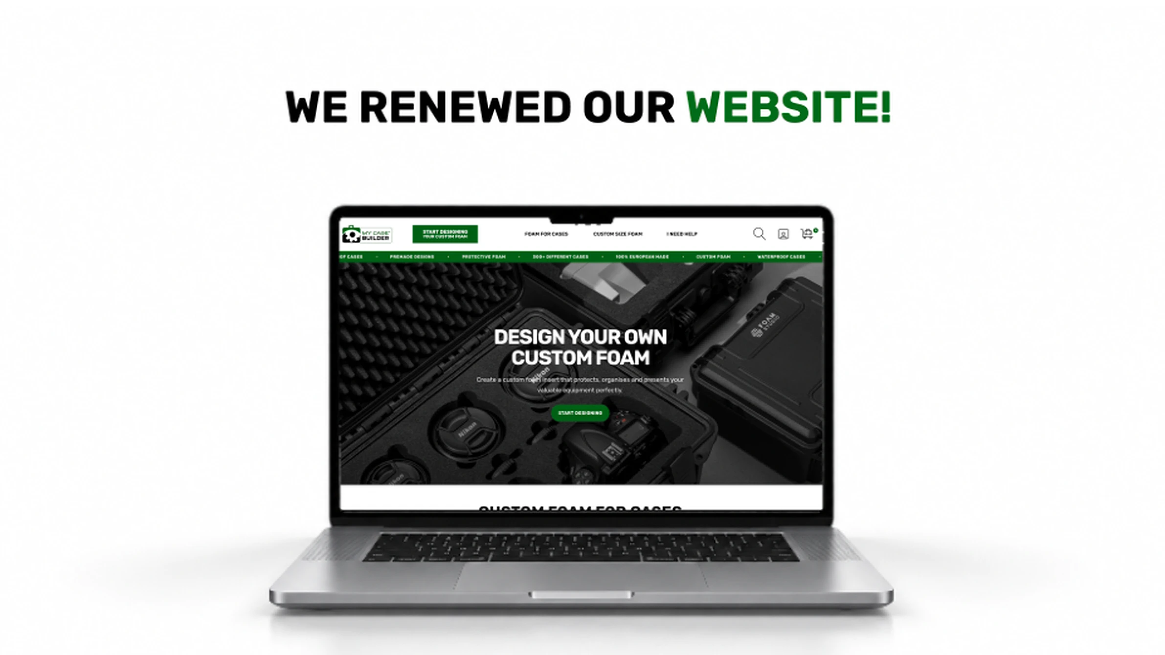 A new look for MyCaseBuilder