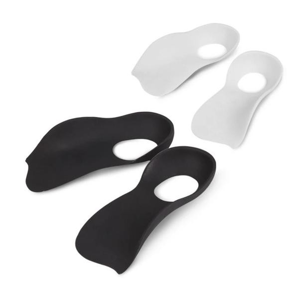 Semelles Orthopédiques En Silicone Pour Soutien De La Voûte Plantaire - Taille 26.2x7.3 Cm - Noir - Neuf