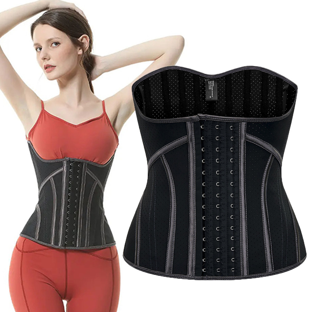Corset Minceur 3 En 1 Femme – Gainant Ventre Plat, Lift Fessier, Cuisses – Réglable S-XXXL – Tissu SBR Respirant – Pour Sport, Quotidien, Postpartum