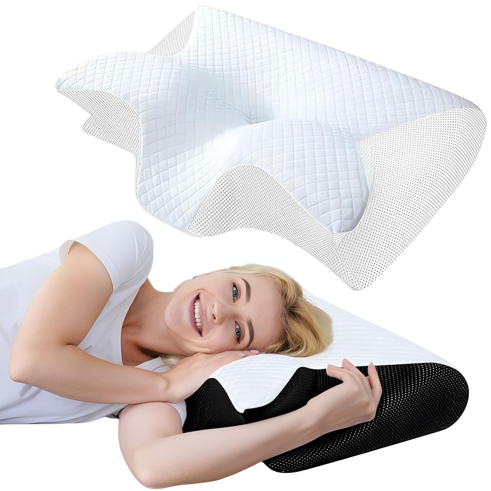 Cervicalis™ - L'Oreiller Ergonomique à Mémoire de Forme