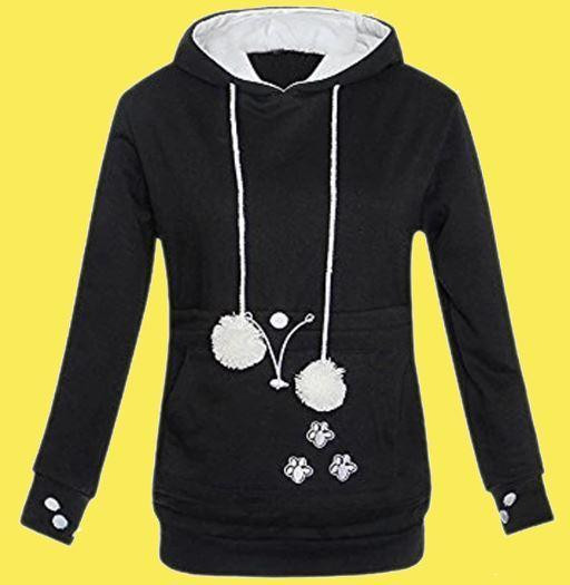 Sweat à Capuche Kangourou Pour Chien Et Chat - Poche Portative Mains Libres, Ultra Confort 2024