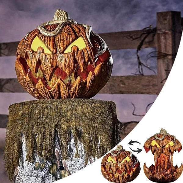 Seau Citrouille Halloween 2025 - Panier à Bonbons Décoratif Orange, Sac De Chasse Aux Bonbons, Anse - 7