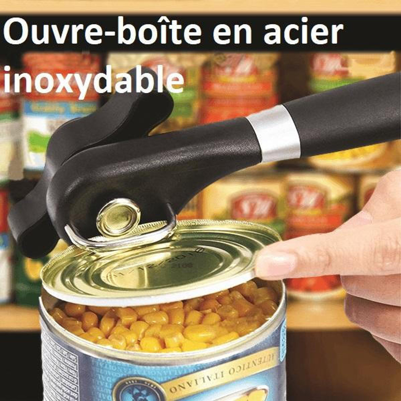 Ouvre boîtes en acier