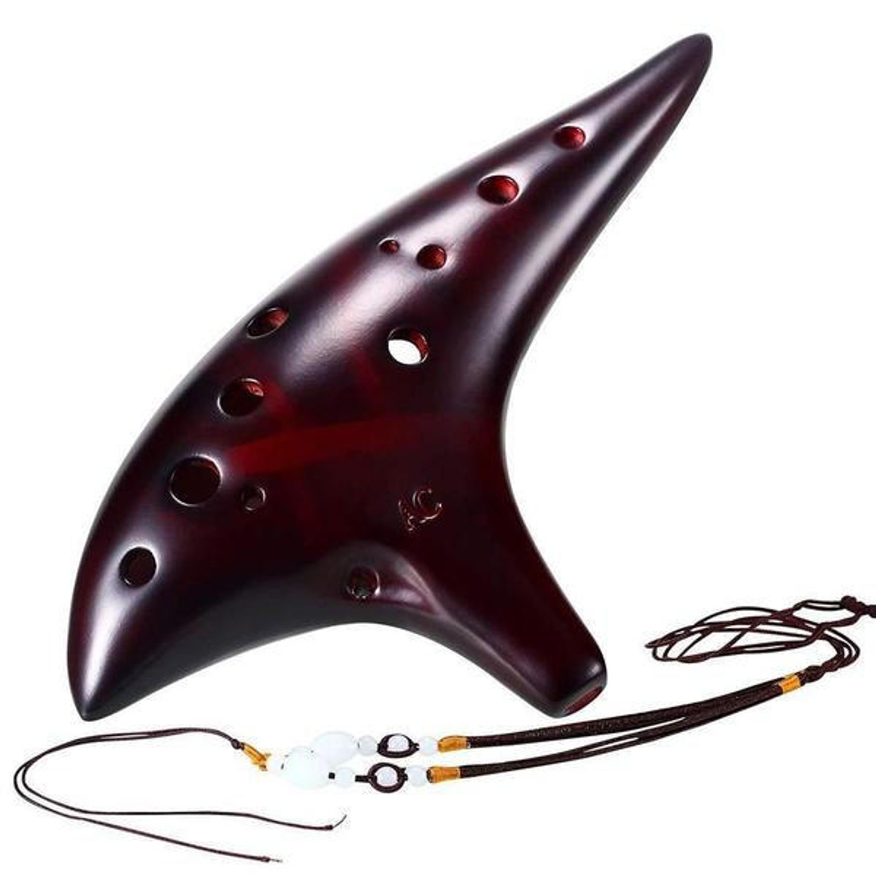 EIF Ocarina 12 Trous Ocarina Instrument De Musique Abs Clé C 12