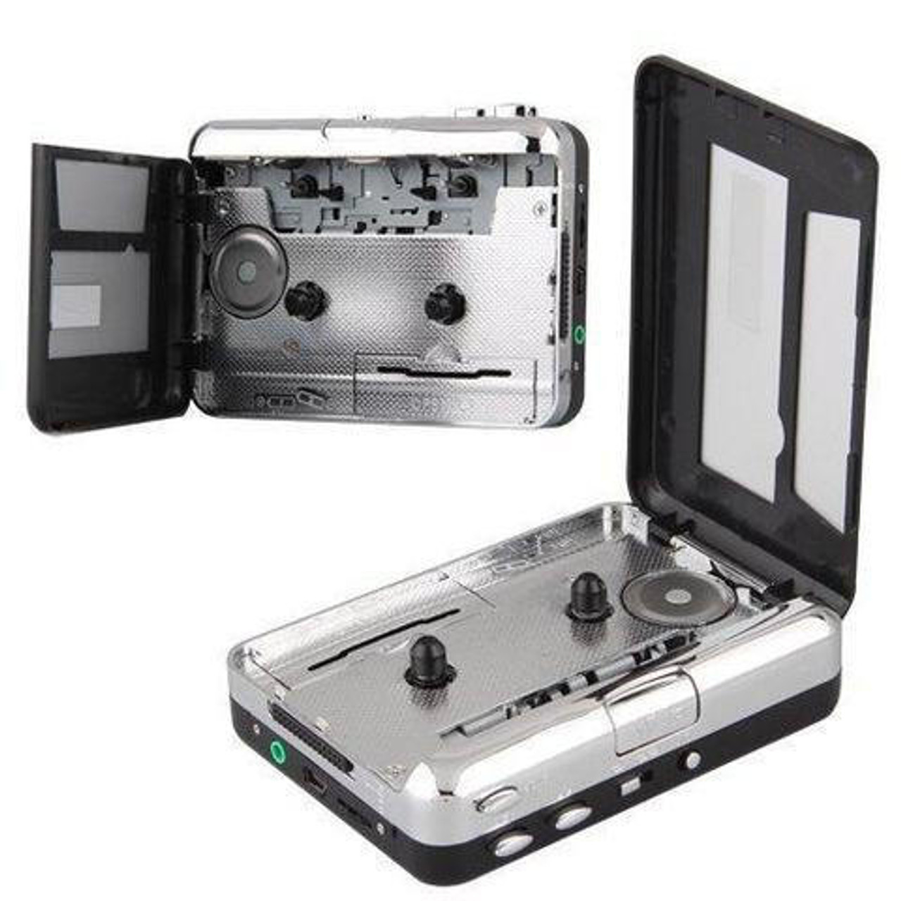 Convertisseur de cassettes audio mini usb vers mp3, lecteur cd, pc