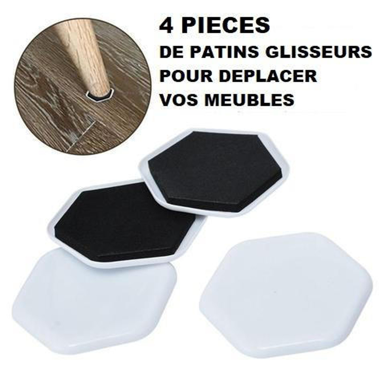 BDSHUNBF 22 Pcs Patins pour Meubles, Patins de Meubles, Lourds Patins  Glisseurs pour Meubles, pour Déplacement Facile, Réutilisables et Robustes,  Protection et Réduction du Bruit : : Bricolage