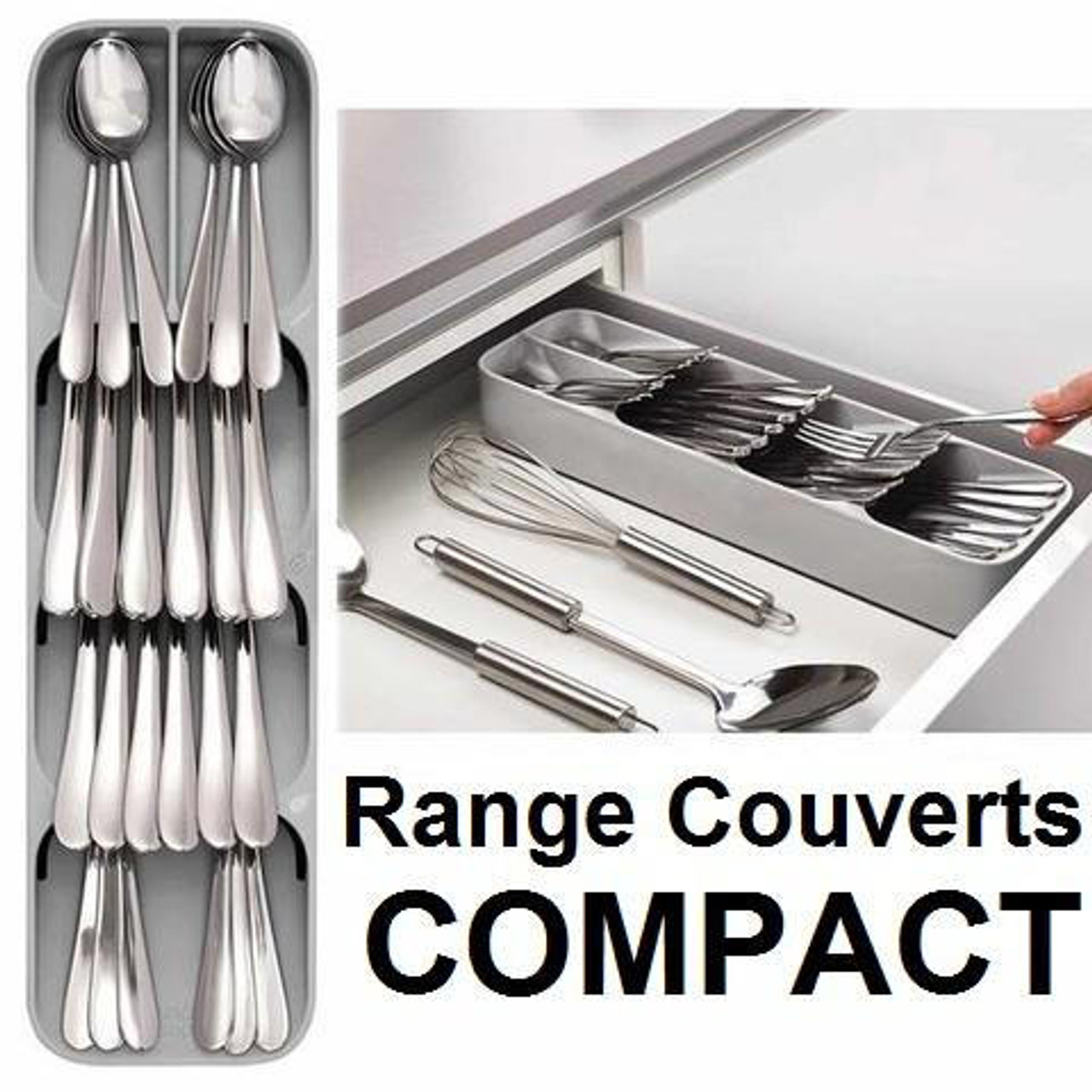 Range Couverts Pour Tiroir Compact