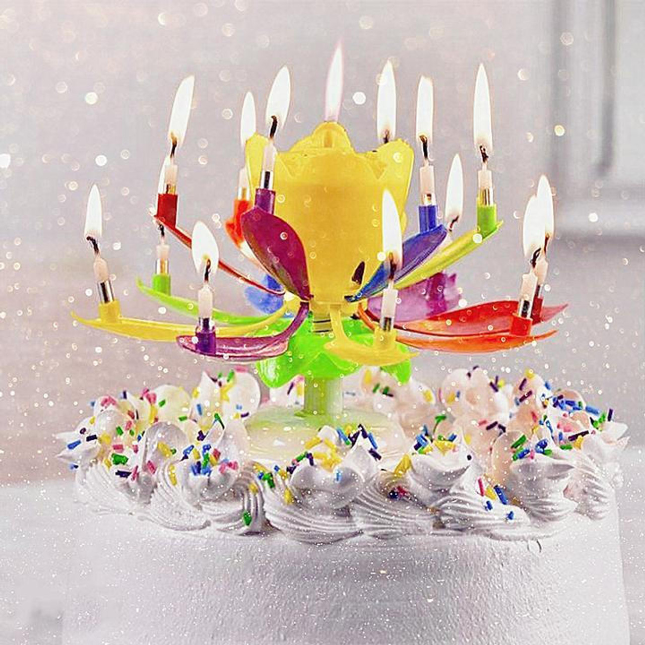 20 bougies d'anniversaire Multicolores