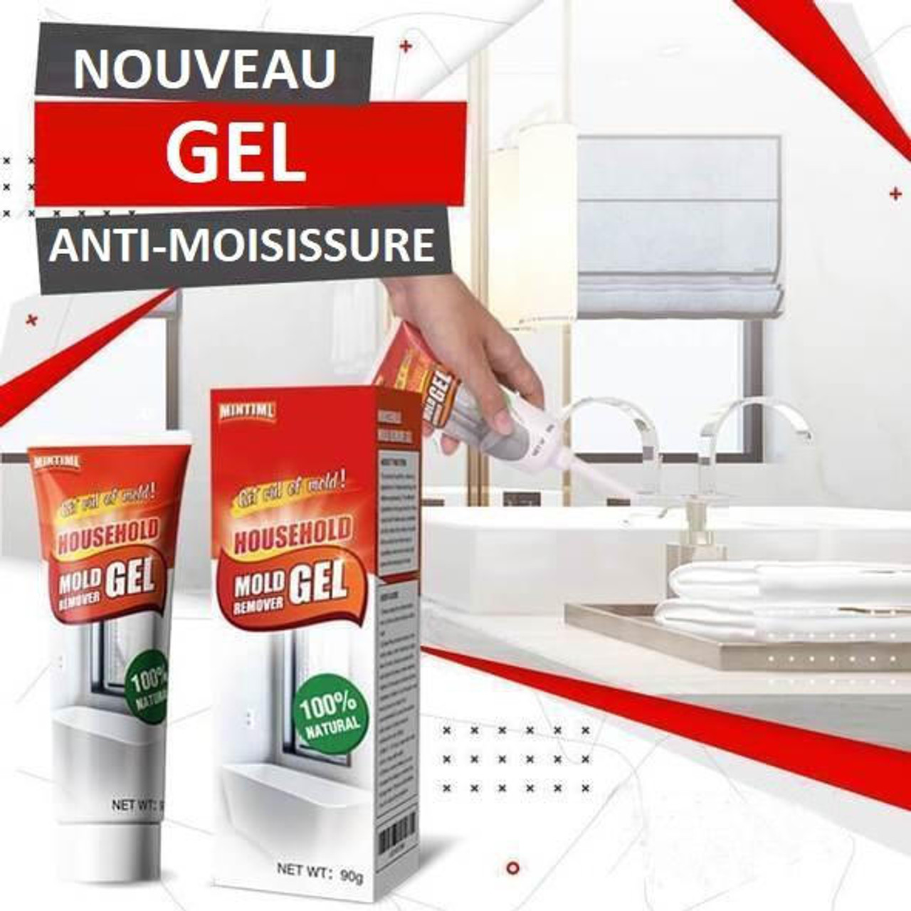 1pc, Nettoyant Anti-moisissure, Agent De Suppression De Moisissure, Nettoyant  Anti-moisissure Polyvalent Pour La Maison Pour Réfrigérateur, Joint En  Caoutchouc De Machine À Laver, Carrelage, Mur, Agent De Suppression De  Moisissure, Fournitures De