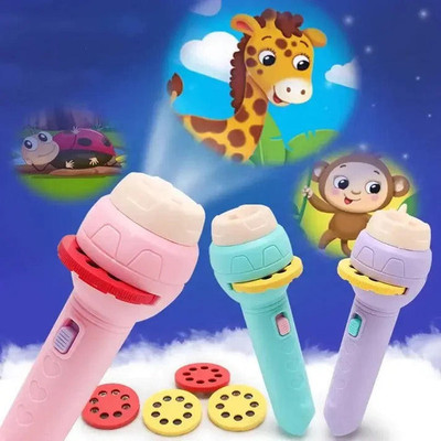 Lampe torche projecteur de nuit pour enfants, jouets lumineux, transport de  Fruits, d'insectes, animaux, livraison