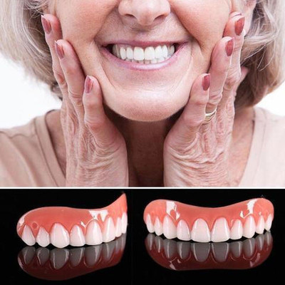 Dents Artificielles Prothèses Dentaires Temporaires Rapide Top Placages de  Sourire Parfait, Réparer Votre Dent Rapidement, Vous Faire Sourire en Toute  Confiance 