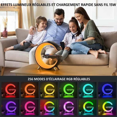 Lampe d'Ambiance Avec Chargeur Induction - Sans Fil | Lampe de chevet