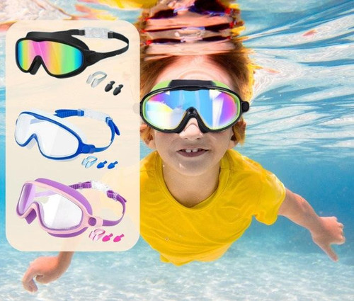 Lunettes De Piscine Enfant Anti-Buée Étanches Confortables Natation