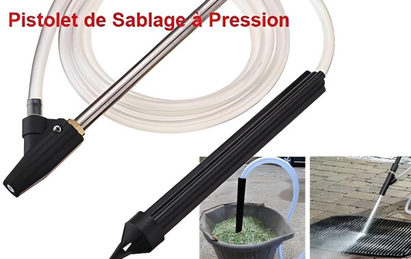 Kit de Sablage Humide pour Nettoyeur Haute Pression zaxx