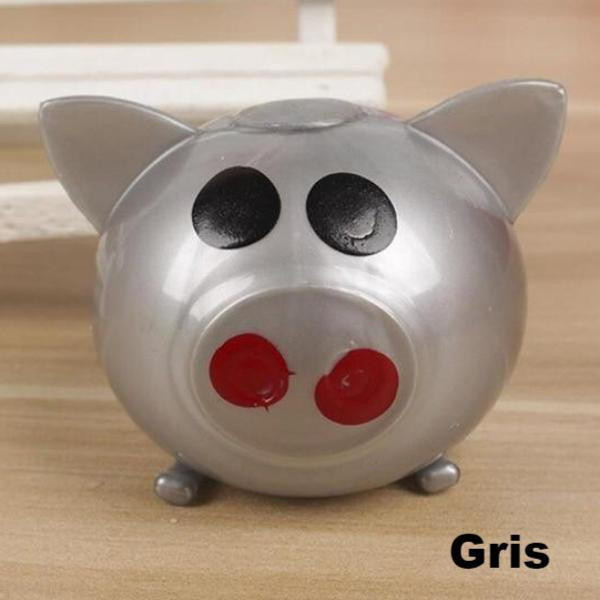 Cochon/porcinet anti-stress en silicone pour chat 