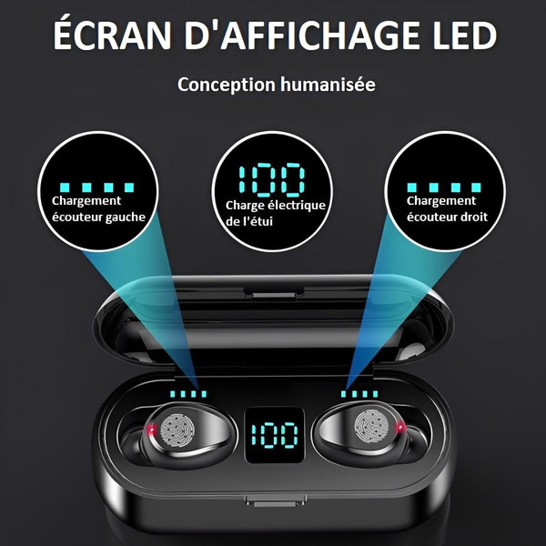 Écouteurs Sans Fil Bluetooth - HeadsTech zaxx