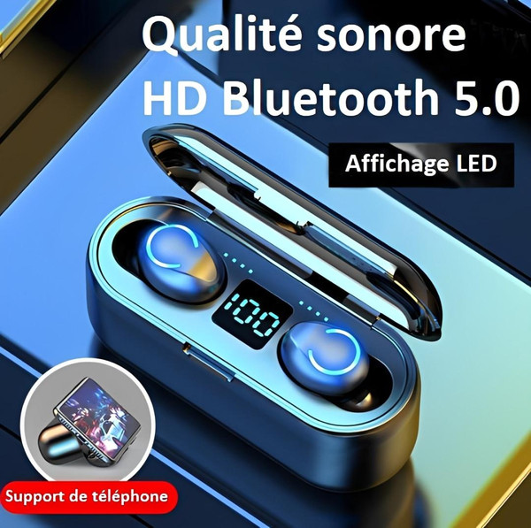 Écouteurs Sans Fil Bluetooth - HeadsTech zaxx