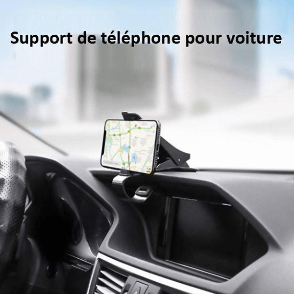 SUPPORT MOBILE UNIVERSEL POUR NAVIGATEUR GPS / POUR VOITURE À VOLANT  SMARTPHONE