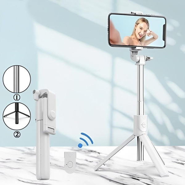 Perche à Selfie Sans Fil 6-en-1 Avec Bluetooth zaxx