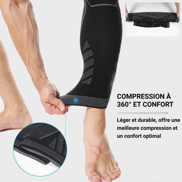 Manchon De Compression Pour Genoux Et Jambes - HealthCare zaxx