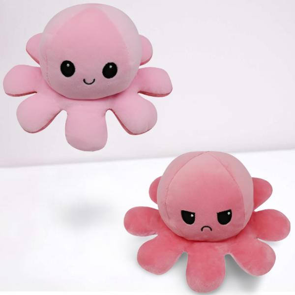 Peluche Pieuvre Reversible zaxx