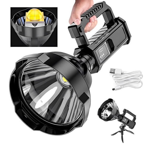 Lampe Torche LED Rechargeable à Haute Luminosité zaxx