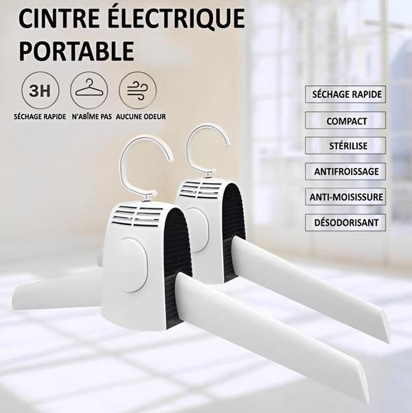 Cintre Électrique Chauffant et Repassant zaxx