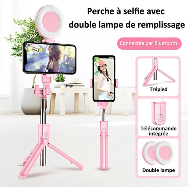 Perche à Selfie Bluetooth 6-en-1 - PhoneStick™ zaxx